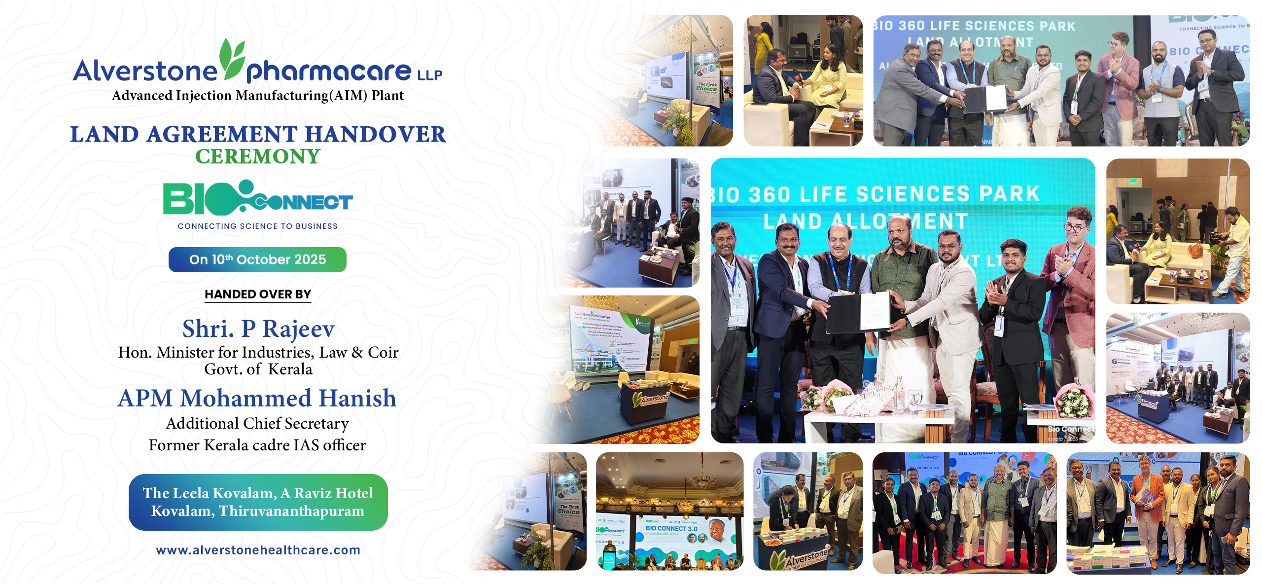 land agreement handover bioconnect alverstonegroupofcompanies